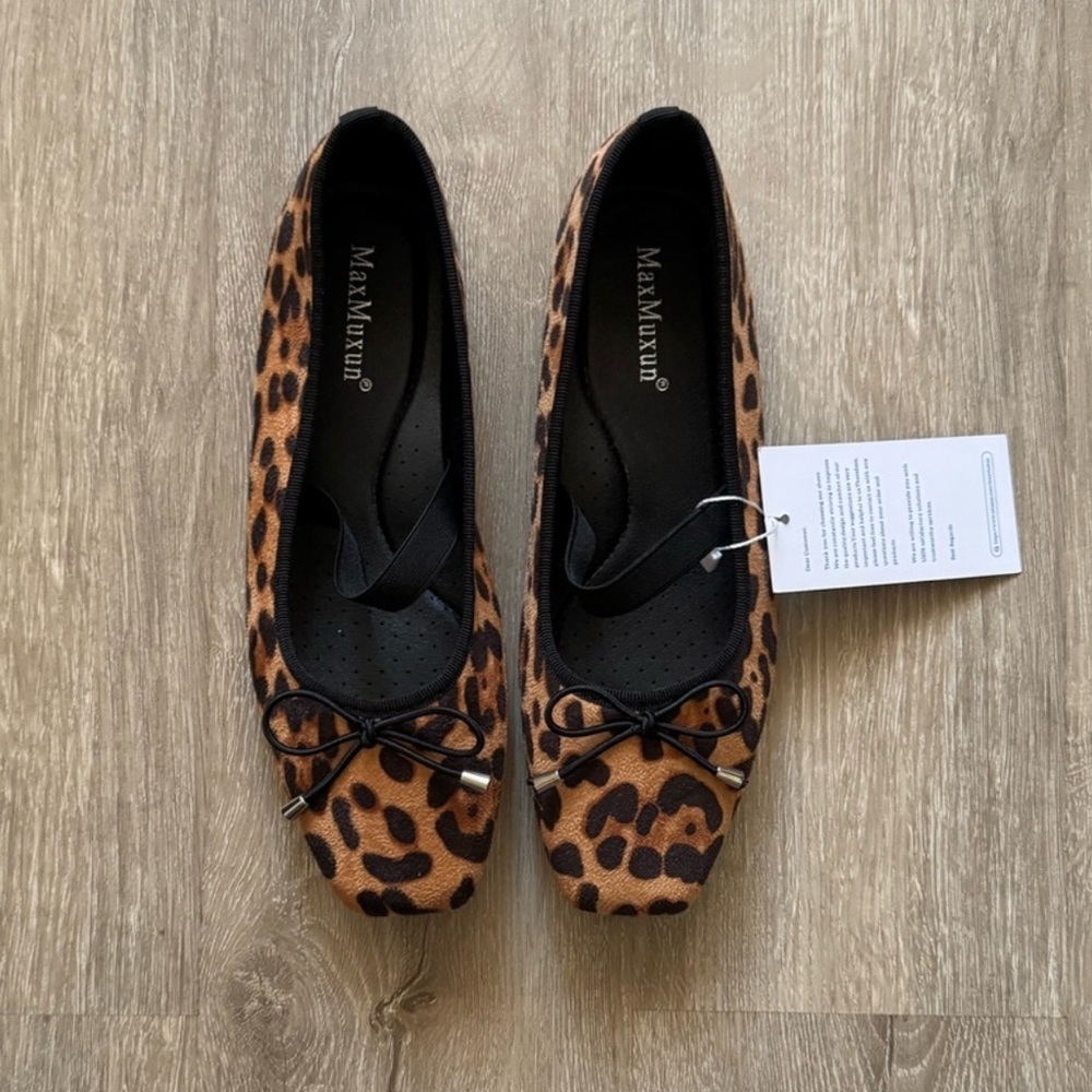 Animal Print Ballet Flats Snake print NWT size 7.5